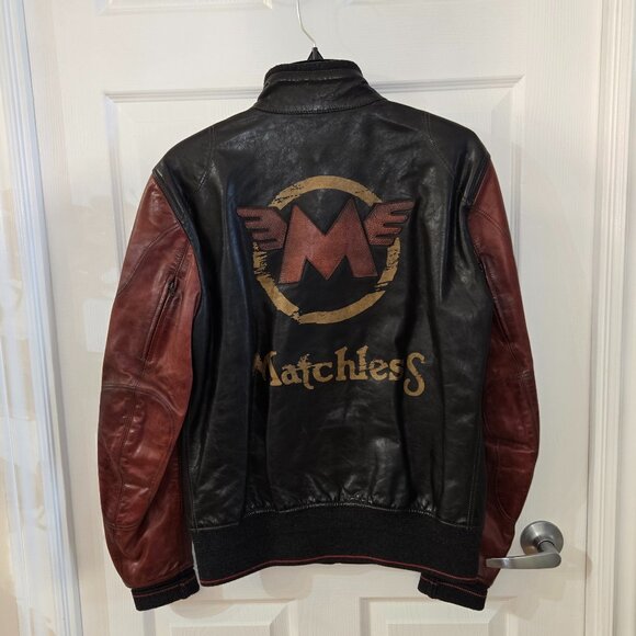 MATCHLESS CIRCULAR ROAD 115TH CELEBRATION LEATHER BOMBER JACKET - Picture 9 of 16